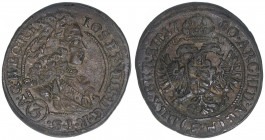 Joseph I. 1705-1711
Groschen, 1710. Breslau
1,56g
Herinek 219
ss