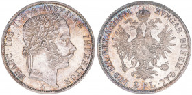 Franz Joseph I. 1848-1916
2 Gulden, 1871 A. Wien
24,60g
ANK 36
vz/stfr