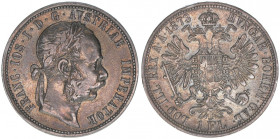 Franz Joseph I. 1848-1916
1 Gulden, 1873. Wien
12,27g
ANK 31
ss+