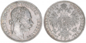 Franz Joseph I. 1848-1916
1 Gulden, 1877. Wien
12,35g
J.342
vz+