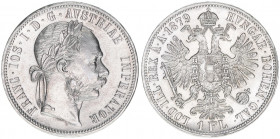 Franz Joseph I. 1848-1916
1 Gulden, 1879. Wien
12,38g
J.342
stfr-