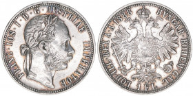 Franz Joseph I. 1848-1916
1 Gulden, 1888. Wien
12,28g
J.342
ss/vz