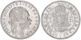 Franz Joseph I. 1848-1916
1 Forint, 1887 KB. Kremnitz
12,26g
ANK 94
vz+