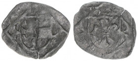 Matthäus Lang von Wellenburg 1519-1540
Erzbistum Salzburg. Heller, 1533. äußerst selten
Salzburg
0,22g
Zöttl 346, Probszt 326 Anm.
ss+