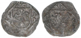 Matthäus Lang von Wellenburg 1519-1540
Erzbistum Salzburg. Heller, (15)34. Salzburg
0,21g
Zöttl 351, Probszt 327
ss/vz