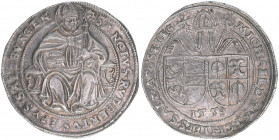Michael von Kuenburg 1554-1560
Erzbistum Salzburg. Guldiner, 1559. Salzburg
28,55g
Zöttl 468, Probszt 423
vz/stfr