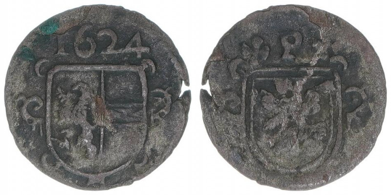 Paris Graf Lodron 1619-1653
Erzbistum Salzburg. Pfennig, 1624. Salzburg
0,23g
Zö...