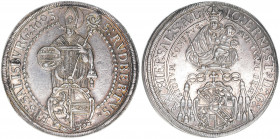 Johann Ernst Graf Thun-Hohenstein 1687-1709
Erzbistum Salzburg. Taler, 1693. Salzburg
29,26g
Zöttl 2165, Probszt 1799
vz+