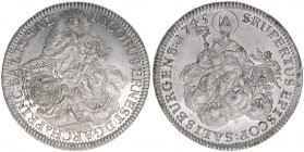 Jakob Ernst Graf Liechtenstein 1745-1747
Erzbistum Salzburg. Taler, 1745. Variante ohne Signatur - selten! - Prachtexemplar
Salzburg
29,00g
Zöttl 2817...