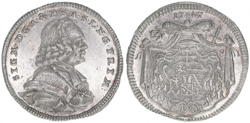 Sigismund III. Graf Schrattenbach 1753-1771
Erzbistum Salzburg. 10 Portraitkreuz...