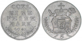 Hieronymus Graf Colloredo 1772-1803
Erzbistum Salzburg. 5 Kreuzer, 1795. Salzburg
1,91g
Zöttl 3334, Probszt 2539
ss/vz
