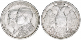 Konstantin II. 1964-1973
Griechenland. 30 Drachmai, 1964. Silber
12,10g
Schön 87
vz