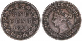 Victoria
Großbritannien - Canada. One Cent, 1888. 5,47g
Kahnt/Schön 5
ss