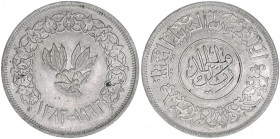 Jemenitische Arabische Republik 1962-1990
Jemen. 1 Riyal, 1963. Silber
20,30g
Schön 115
vz