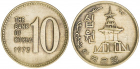 10 Won, 1973
Korea. 4,08g. Schön 56
vz-