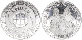 Apollo Mission
Rußland - USA. Medaille, 1975. Silber
22,64g
stfr