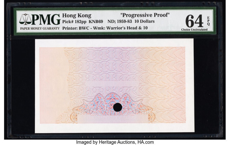 Hong Kong Hongkong & Shanghai Banking Corp. 10 Dollars ND (1959-83) Pick 182pp P...