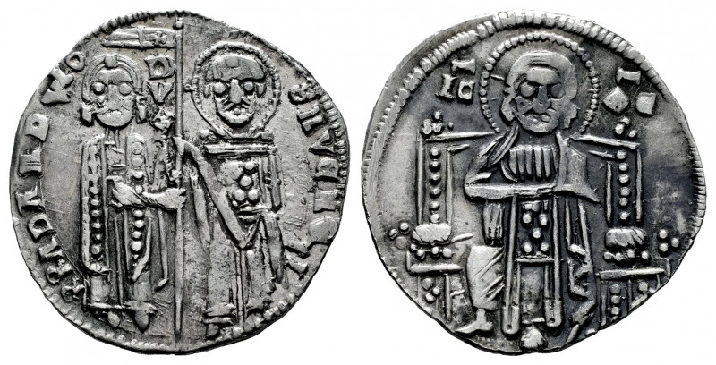 Italy. Venice. Francesco Dandolo (1328-1339). Grosso. (Paolucci-2). Ag. 2,14 g. ...