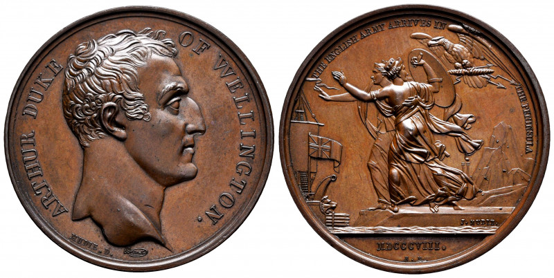 Great Britain. Medal. 1808. (Eimer-988). (Brown-635). Anv.: ARTHUR DUKE OF WELLI...