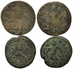 TESSERE. Lotto di 2 tessere mercantili medievali da catalogare. MB
