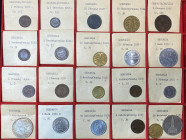 ESTERE. GERMANIA. Lotto di 21 monete con cartellino di vecchia raccolta. Conservazioni varie da MB a FDC