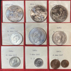 ESTERE. SAMOA. Lotto di 10 monete con cartellino di vecchia raccolta. Alte conservazioni qFDC/FDC