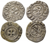 ASTI. Comune (1140-1336). Lotto di due denari. Ag. MB-BB