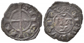 BRINDISI o MESSINA. Manfredi (1258-1264). Denaro Mi (0,64 g). Spahr 200. BB