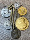 Medaglie. Papali. Pio XII. Lotto di 6 medaglie. SPL-FDC