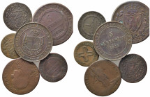 SAVOIA. Lotto di 6 monete da catalogare. MB