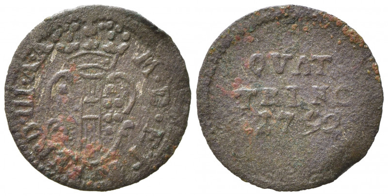 FIRENZE. Francesco III di Lorena (1790-1801). Quattrino 1792. Cu (0,49 g). MIR 4...