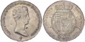 FIRENZE. Granducato di Toscana. Leopoldo II di Lorena (1824-1859). Francescone da 10 Paoli 1839. Ag. Gig. 18 NC. FDC
