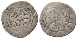 GUARDIAGRELE. Ladislao di Durazzo (1391-1414). Bolognino Ag (0,47 g). MIR 460-463. MB