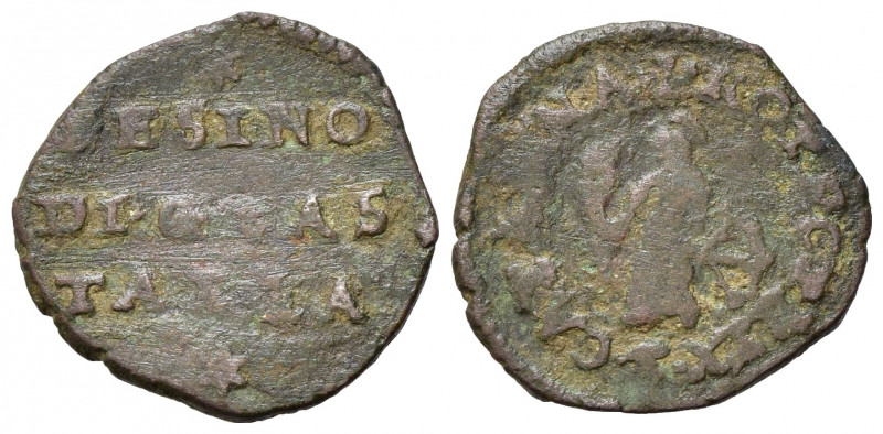 GUASTALLA. Ferrante III Gonzaga (1632-1678). Sesino con Santa Caterina. Mi (1,19...