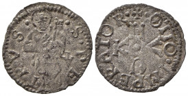 LUCCA. Repubblica (1369-1799). Albulo o quattrino Mi (0,64 g). Lettere LVCA a croce - San Pietro nimbato frontale con grande chiave. MIR 178. BB