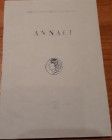 AA.VV.- Annali dell'istituto italiano di numismatica. Roma, 2000, pp. 297, ill b/n in tavole finali,ril edit., ottimo stato.