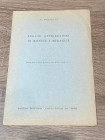 Borrelli N. - Errate attribuzioni di monete e medaglie. Estratto dalla "Rassegna Monetaria" anno XXXIII (1936), N. 3-4. pp. 3. Buone condizioni.