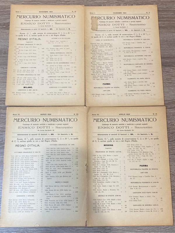 Mercurio Numismatico - Catalogo di monete antiche e moderne a prezzi segnati. En...