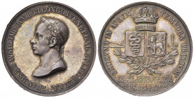 MILANO. Lombardo Veneto. Francesco I d'Asburgo Lorena (1815-1835). Medaglia 1815 per il Giuramento. Ag (12 g- 30,65 mm) Opus Manfredini. qFDC