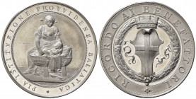 MILANO. Medaglia senza data (1890 ca.) "Pia Istituzione Provvidenza Baliatica - Ricordo ai benefattori". Metallo bianco (39,40 g - 46,8 mm) Opus Johns...
