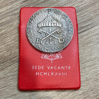 Vaticano. ROMA. Medaglia Sede Vacante 1978 I. Camerlengo Card. Villot. Ag (31,74 g) Opus Gismondi. FDC