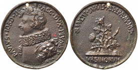 PERSONAGGI. Paolo Giordano II Orsini (1591-1656) Duca di Bracciano e Principe consorte di Piombino. Medaglia AE (27,21 g - 35 mm). Fusione postuma. Fo...