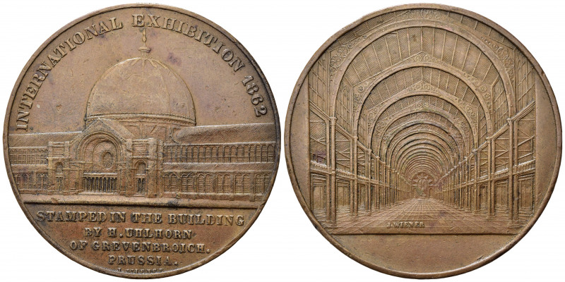 Medaglie Estere. GERMANIA. Prussia. Medaglia Mostra Internazionale 1862. AE (35,...