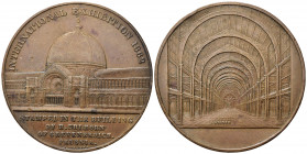 Medaglie Estere. GERMANIA. Prussia. Medaglia Mostra Internazionale 1862. AE (35,58 g - 41 mm) Opus Wiener. Colpetto al bordo. qSPL