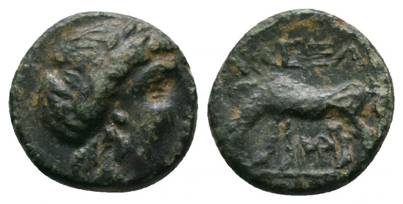 Uncertain greek coin. AE 2,52gr