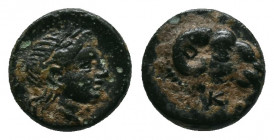 Troas, Kebren ca. 400-300 BC AE 0,94gr