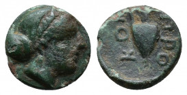 Uncertain greek coin. Apollo - Amphora 1,04gr