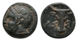 Troas, Assos. Ca 4th cent BC. AE 1,27gr
