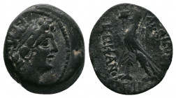 SELEUKID KINGS of SYRIA. Antiochos VIII Epiphanes (Grypos). AE 5,59gr
