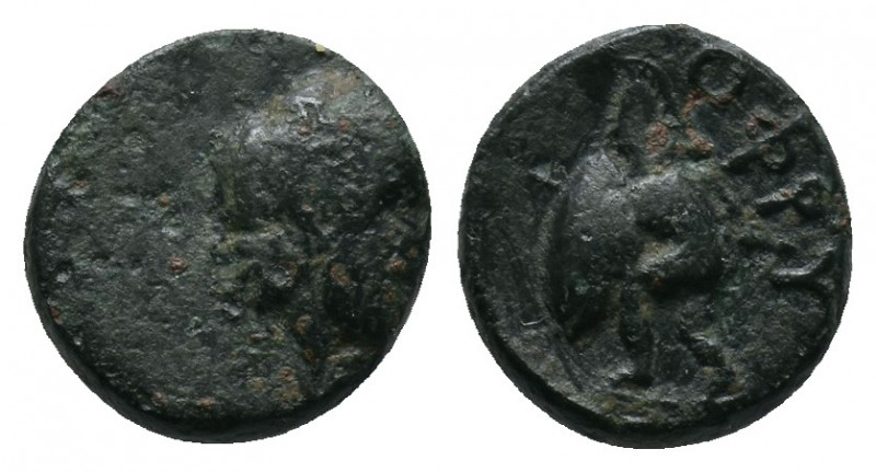 TROAS. Ophrynion. Ae (Circa 350-300 BC). Obv: Laureate head of Zeus right. Rev: ...